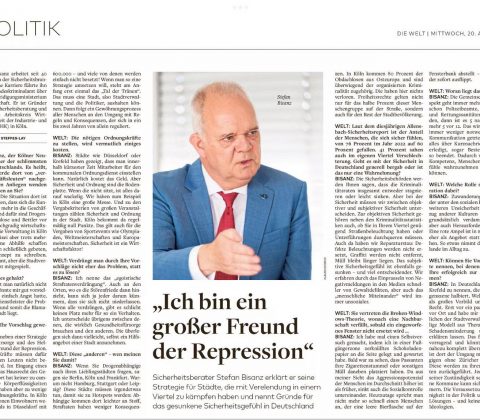 Ich bin ein großer Freund der Repression
